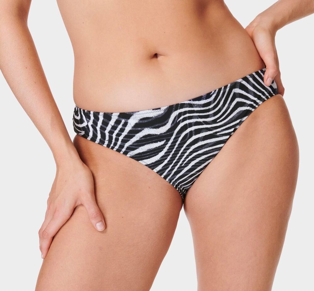 New sweaty Betty peninsula xtra life zebra bikini bottoms small